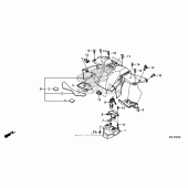 Схема вузла: Center cover для Honda NC700