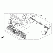 Схема узла: Дроссельная заслонка для Honda CB1300 Super Four