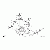 Схема вузла: Water pipe для Honda VF750 Magna