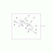 Схема узла: Защита двигателя для Honda VF750 Magna