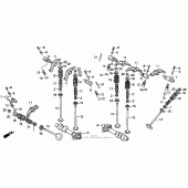 Схема узла: Клапан для Honda PC800 Pacific Coast