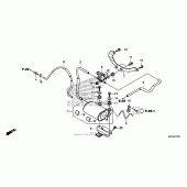 Схема вузла: Evap canister (cbr600rr) для Honda CBR600 CBR600RR