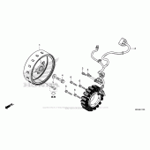 Схема вузла: Генератор для Honda CMX500 Rebel