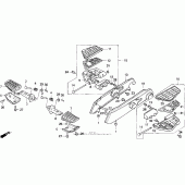 Схема узла: A step для Honda GL1500 Gold Wing Aspencade