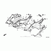 Схема узла: Боковой обтекатель для Honda NC700