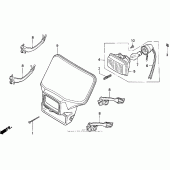 Схема вузла: Фара для Honda XR250