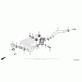 Схема вузла: Air Injection Solenoid Valve для Honda CMX500 Rebel