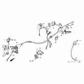 Схема вузла: Електрообладнання для Honda XR600