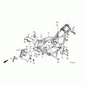 Схема вузла: Рама для Honda VT600 Shadow VLX