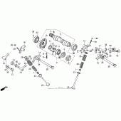 Схема вузла: Шток для Honda XR600