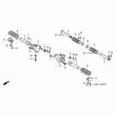 Схема узла: Подножки для Honda VT125 Shadow