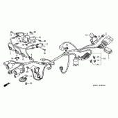 Схема вузла: Електрообладнання (2) для Honda CB600F Hornet S