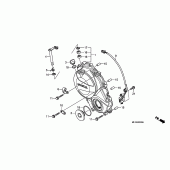 Схема вузла: Права кришка картера (CBR600RR7 / 8) для Honda CBR600 CBR600RR