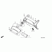 Схема узла: Meter panel для Honda ST1100 Pan-European