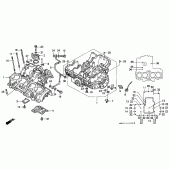 Схема узла: Картер двигателя для Honda CB750 Seven Fifty