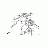 Схема вузла: Abs modulator для Honda CBF600