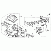 Схема узла: Спидометр для Honda NRX1800 Valkyrie Rune