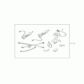 Схема вузла: Ручки з підігрівом (Опція) для Honda VT125 Shadow