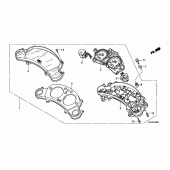 Схема вузла: Панель приладів для Honda CBF1000