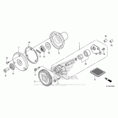 Схема вузла: Масляний насос для Honda CRF150 CRF150F