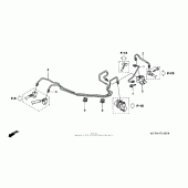 Схема вузла: Proportioning control valve для Honda VFR800 Interceptor