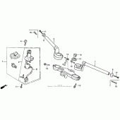 Схема вузла: Кермо для Honda VFR750F Interceptor
