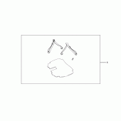 Схема вузла: Mat set 35 l top box для Honda CBF1000