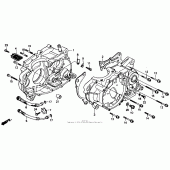 Схема вузла: Картер двигуна для Honda XR600