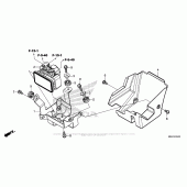 Схема вузла: Abs Modulator для Honda CBR500