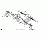 Схема вузла: Step (3) для Honda VT1300 Fury