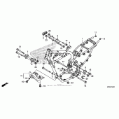 Схема вузла: Рама для Honda CRF230 CRF230F