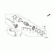 Схема вузла: Стартер електричний для Honda CBF250