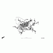 Схема узла: Rear power unit (cbr600ra) для Honda CBR600