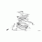 Схема вузла: Luggage Lid для Honda NC700
