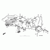 Схема вузла: Система вентиляції бака для Honda VT750 Shadow Spirit