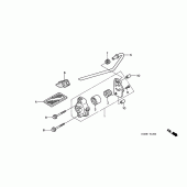 Схема узла: Масляный насос для Honda VT125 Shadow