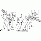 Схема вузла: Пульт управління рульовой (a / se) для Honda GL1500 Gold Wing Special Edition