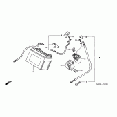 Схема вузла: Акумулятор для Honda VTR1000 Firestorm