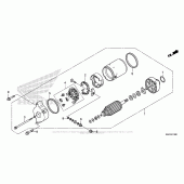 Схема вузла: Стартер електричний для Honda ST1300 Pan-European Police