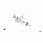 Схема вузла: Масляний насос для Honda CRF150 CRF150RB