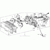 Схема вузла: Спідометр + тахометр i для Honda GL1500 Gold Wing Interstate