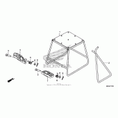 Схема вузла: Stand + step для Honda CRF150 CRF150RB