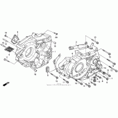 Схема вузла: Картер двигуна для Honda XR250