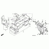 Схема узла: Заднее крыло (CB1300A/SA) для Honda CB1300 Super Bol D’Or