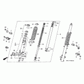 Схема вузла: Вилка передньої осі для Honda XRV750 Africa Twin