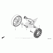 Схема вузла: Генератор для Honda CBR600 CBR600RR