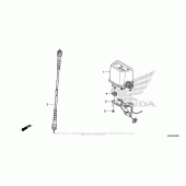 Схема вузла: Спідометр для Honda CRF250 CRF250X