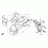 Схема вузла: Заднє крило (CB1300 / S) для Honda CB1300 Super Four