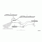 Схема узла: Mark (2) для Honda VT750 Shadow Phantom