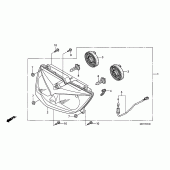Схема узла: Фара для Honda XL1000V Varadero